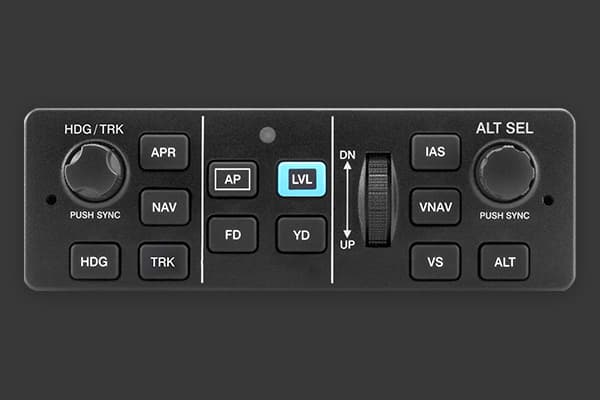 Integrated autopilot controls in the Bristell B8M